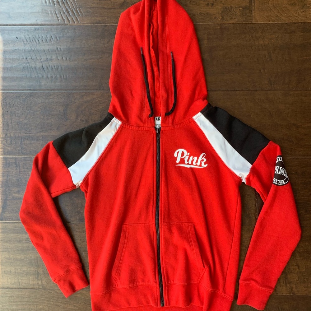 🌹🌱RED PINK ZIPUP JACKET